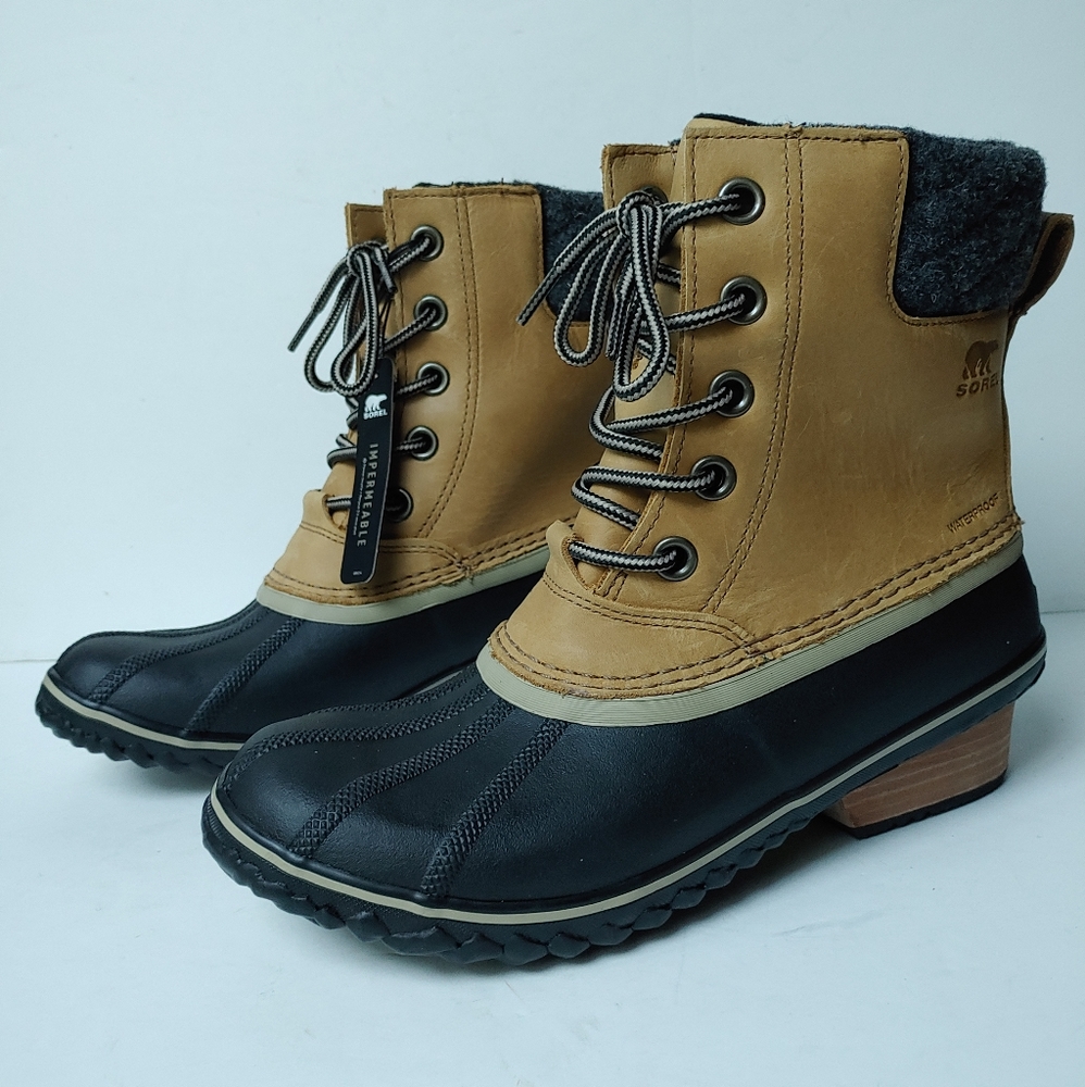 Sorel Slimpack II Snow Winter Elk Womens Boot #New - Picture 12 of 14